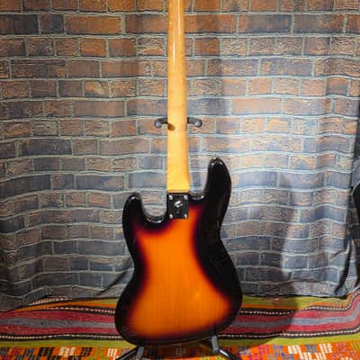 MIM Fender Jazz Bass Sunburst Body W/All Parts Neck image 14