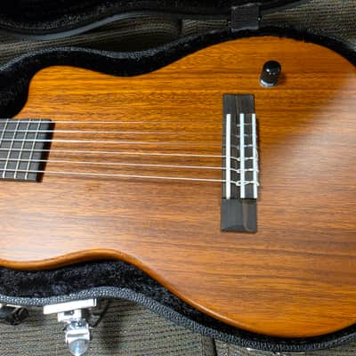 Pono BE-6 Acacia Electric Guilele Guitarlele 6 String Baritone Ukulele With Ko’olau Hardshell Case image 3