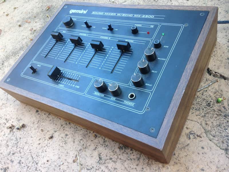OLD SCHOOL Gemini MX2500 DJ Mixer with ECHO - like DMC | Reverb