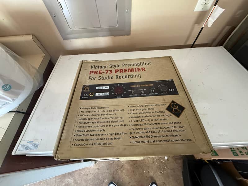 Golden Age Premier PRE-73 Premier Microphone Preamp 2010s - RAF Blue Grey image 1