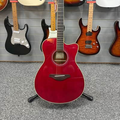 Yamaha FSC-TA TransAcoustic Concert 2020s - Ruby Red image 2