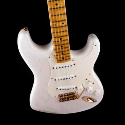 Used 2021 Fender Custom Shop 1958 Stratocaster Journeyman Relic Mary Kaye Blonde with OHSC image 3