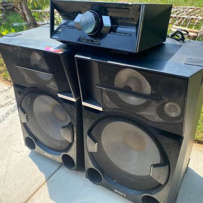 Sony Shake-99 Stereo Receiver and Speakers 2010s - Black Rare (San Antonio, TX) shake99 image 1