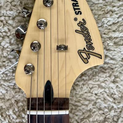 Mint Fender Limited Tom Delonge Blink 182 Black Stratocaster Electric Guitar with Bag image 6