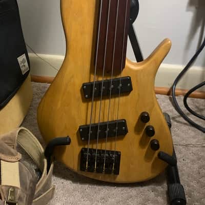 Tom Clement Singlecut 2011 Natural Custom Electric Bass Guitar image 1