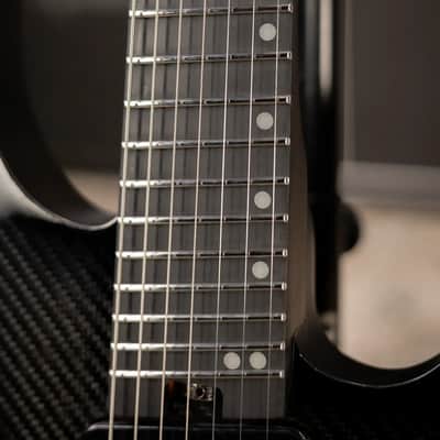 Legator N7F-Carbon Ninja Multi Scale 7-String Electric Guitar - Carbon with Gig Bag image 8