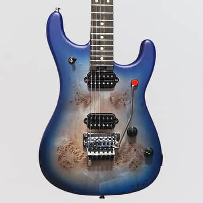 EVH 5150 Series Deluxe Poplar Burl Electric Guitar - Aqua Burst image 1
