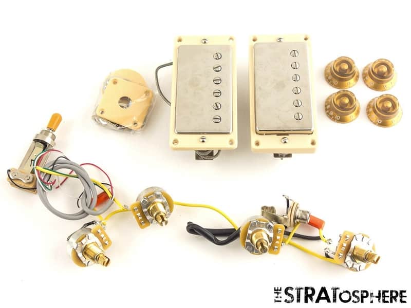 USA Gibson Les Paul Standard 50s Burstbucker 1 +2 PICKUPS POTS KNOBS, Alnico II. image 1