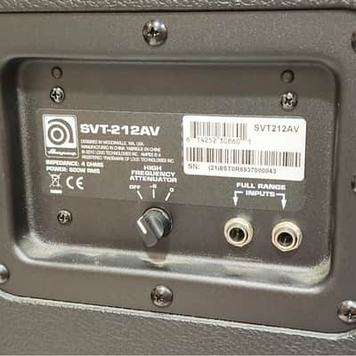 Ampeg stack V4 Headstock + SVT-212AV Cabinet image 4