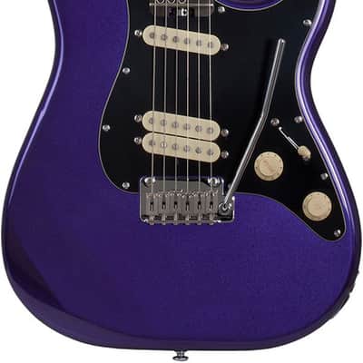 Schecter MV-6 Electric Guitar - Metallic Purple (4200) image 2