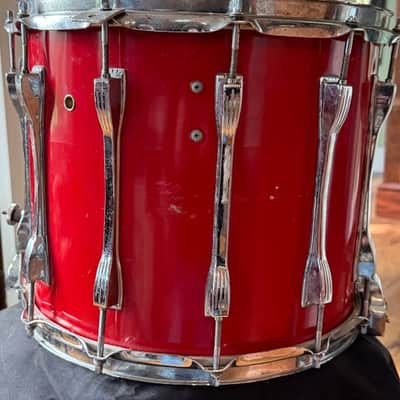 Ludwig 80's 11 x 14" Marching Snare Drum 12 Lugs USA image 10
