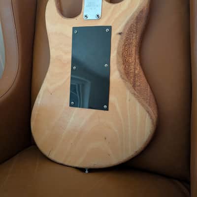 1970s Epiphone ET-280 Short Scale Bass MIJ Matsumoku - Natural Stripped / Select by EMG Modded (As-Is Seized Truss Rod / Wiring Project) image 20