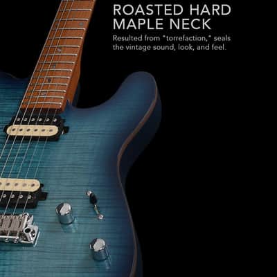 Sire Larry Carlton T7 FM TBL transparent blue Electrics guitar Bundle image 8