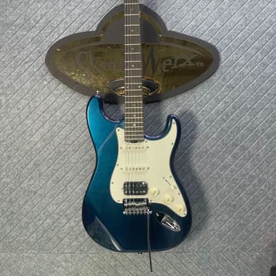 Firefly FF-ST Classic Chameleon Blue/Green HSS SOLD OUT! In USA Setup and Fret Polish image 8
