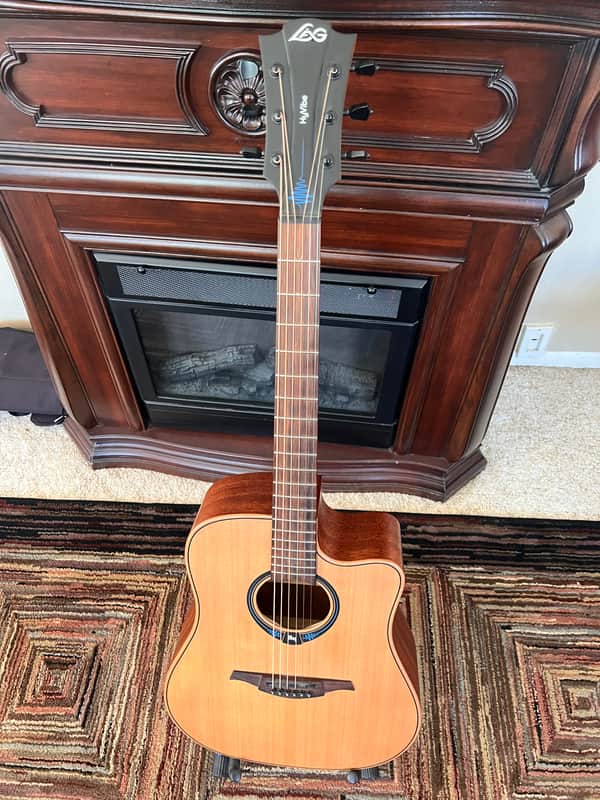 LAG HyVibe Tramontane Smart Guitar THV10DCE 2000’s - Satin image 1