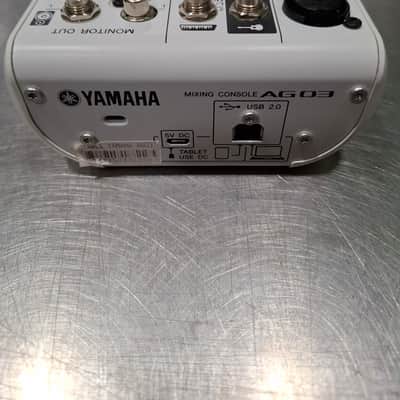 Yamaha AG03 3 Channel Mixer 2010s - White image 2