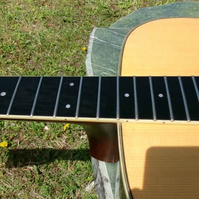 1977 Sada Yairi YD-305 Japan Vintage D35 Replica Acoustic Guitar  Natural+Deluxe Hard Case image 24