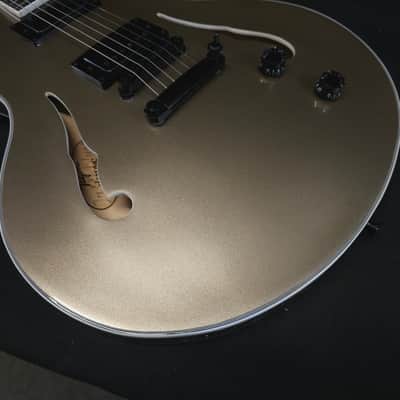 Tagima Ekosonic Hollow Body Electric Guitar Hard Case image 11