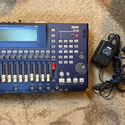 Korg D16 2001 - Blue image 2