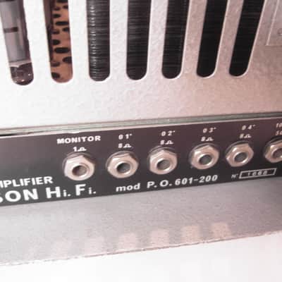 Röhrenverstärker Binson PO 601-200 70er Italien tube amp italy image 9