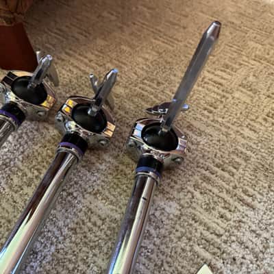 Yamaha Drum / Tom 3 tom arms and one 2 hole receiver image 5
