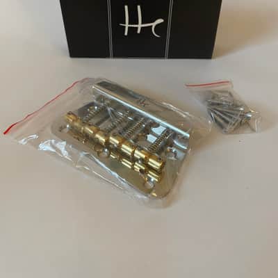 Halon Musicmaster bass bridge 2025 - Stainless Steel/Unplated, Brass/Unplated image 5