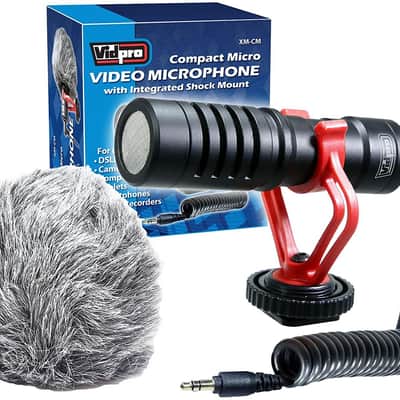 Vidpro XM-cm Compact Micro Video Microphone with Integrated Shock Mount image 1