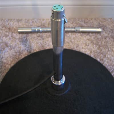 Vintage 1990's Chinese variant model / Atlas Sound MS-12C microphone floor / desk stand w XLR cable image 5
