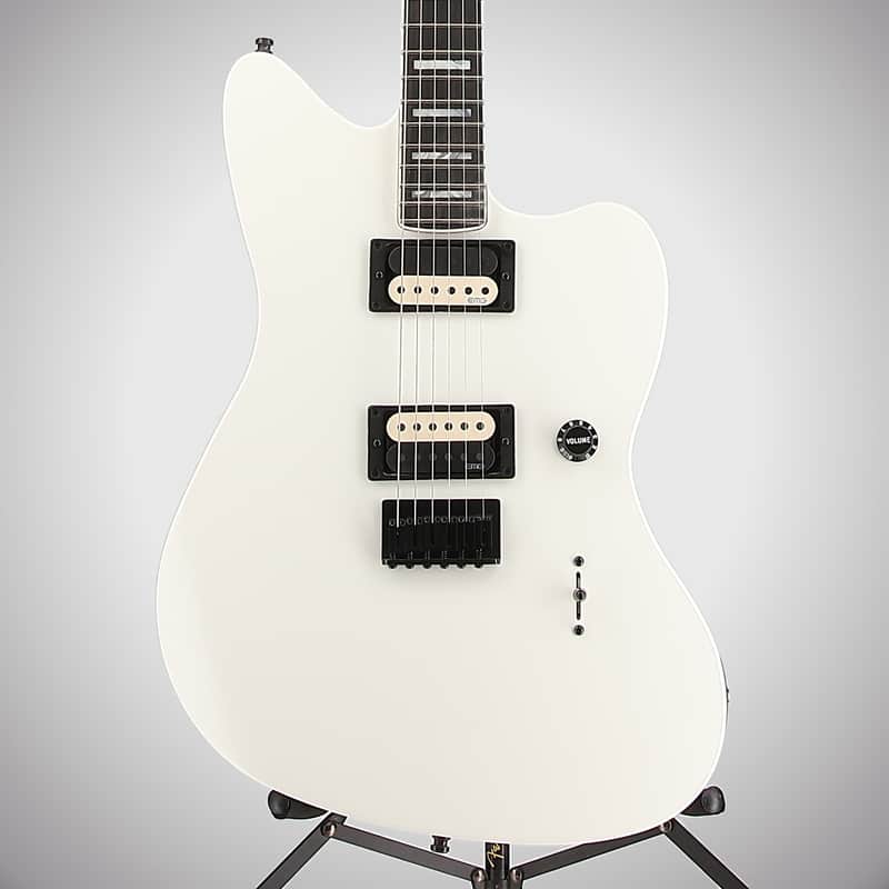 Fender Certified Pre-Owned Jim Root Jazzmaster V4, Ebony Fingerboard, Flat White (T1) (75111)