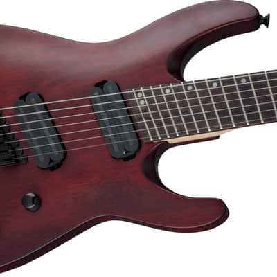 Jackson X Series Dinky Arch Top DKAF7 MS Electric Guitar, Stained Mahogany image 7