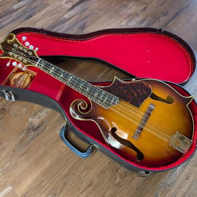 Hondo HM-5 F-Style Mandolin Vintage 1970s Sunburst MIJ W/OSSC Great Condition! image 1