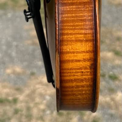 Old Violin labeled “Friedrich August Glass” 4/4 image 5