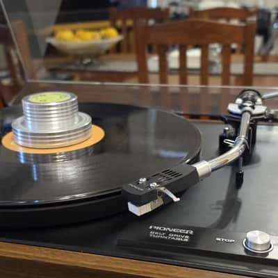 VINTAGE PIONEER TURNTABLE/MADE IN JAPAN/1973//33/45 SPEED image 8