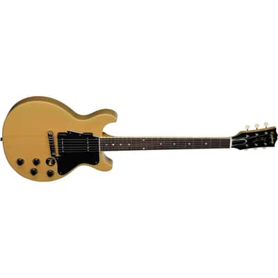 Epiphone Inspired by Gibson Custom 1960 Les Paul Special Double Cut Reissue Guitar w/ Hardshell case - TV Yellow image 4