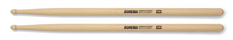 Rohema 5AB Hickory Drumsticks - 61326 - 6 Pairs *** Winter Sale *** image 1