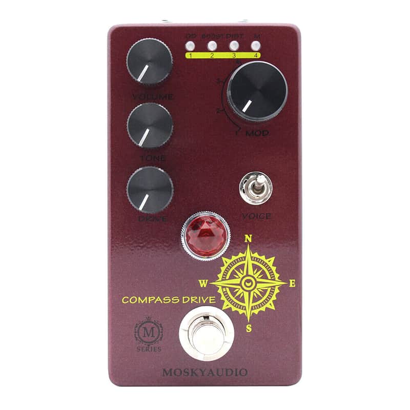 Mosky Audio Compass Drive Overdrive 4 Mode Tonal Response w/Voice Toggle Switch New image 1