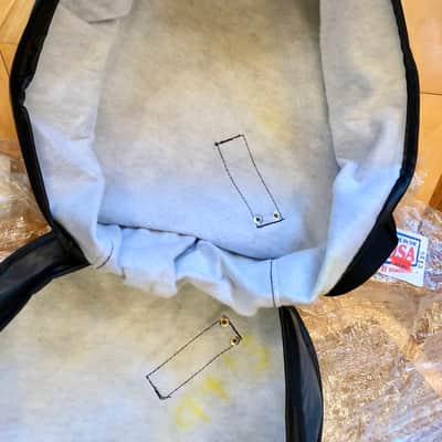 NEW UNUSED - USA IMPACT, 9" x 13" DRUM TOM TOM GIG BAG CASE COVER - BLACK/GRAY image 7