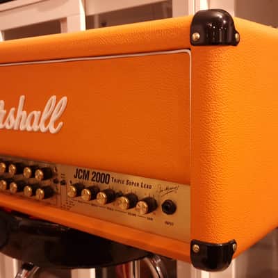 Marshall JCM 2000 TSL 100 Triple Super Lead 3-Channel 100-Watt Guitar Amp Head 2000s - Black image 4