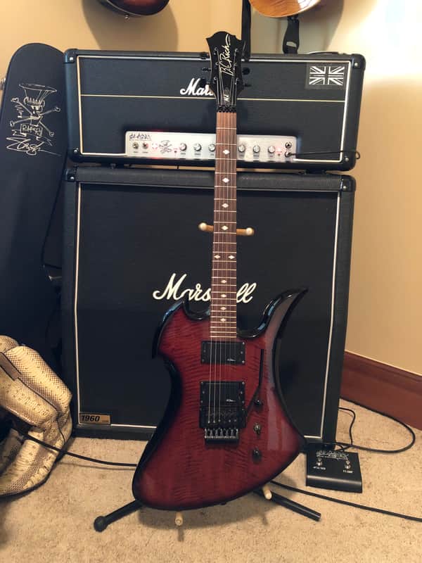 B. C. Rich Mockingbird NJ - Flamed Maple, Floyd Rose image 1