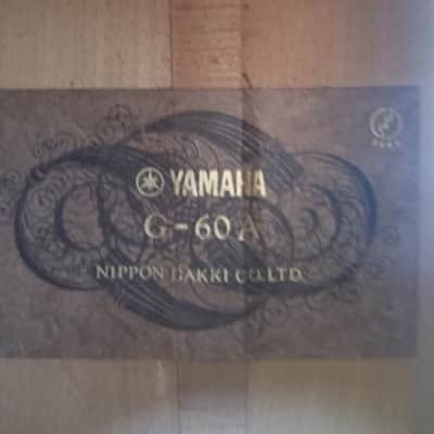 1971 Yamaha G60A, Nippon Gakki, Japan. Good Condition and Ready to Play image 9