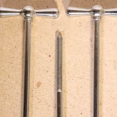 Ludwig 5-1/4" Chrome T Rods 8pk Vintage 1950's -60's #3 image 7