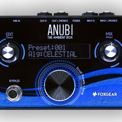 Foxgear ANUBI Ambient Box Reverb/Delay Effects Pedal image 1