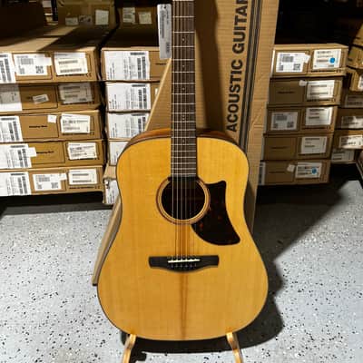Ibanez AEW22CD Acoustic Electric Guitar Natural Finish | Reverb