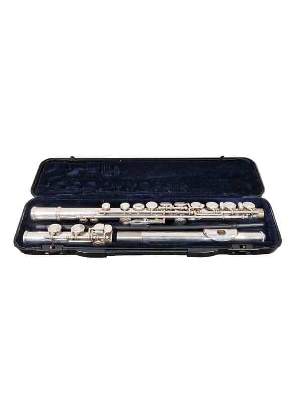 Kurioshi Vivace V11468 Silver/Gold Flute - Dual Finish - Very Good w/ Soft Case & Hard Case image 1