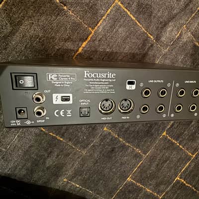 Focusrite Clarett 4Pre Thunderbolt Audio Interface with USB-C Adapter image 5