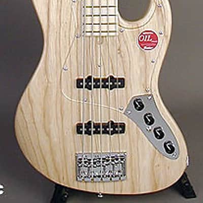 Bacchus Handmade Japan series DX5-AC/M - 5 string active bass, natural oil image 2