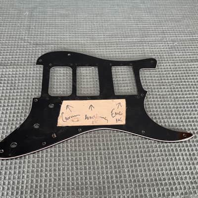 Frank Zappa Personally Owned & Used Black Fender Stratocaster Pickguard image 2