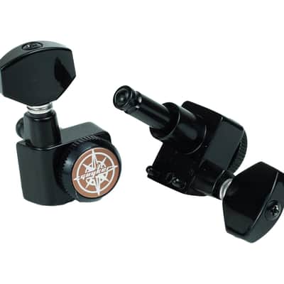 Guyker 6 In-line Guitar Locking Tuners – 1:18 Locking Tuning Key Pegs Tuners – Black image 5