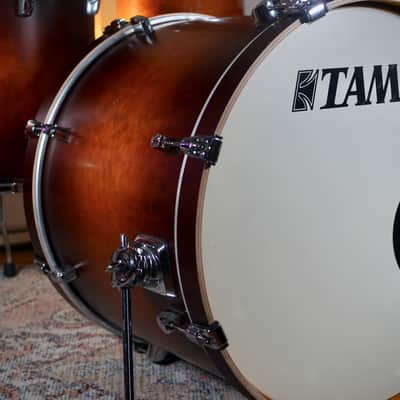 Tama Silverstar Drum Kit in Antique Brown Burst 12/16/22" - 2015 image 2