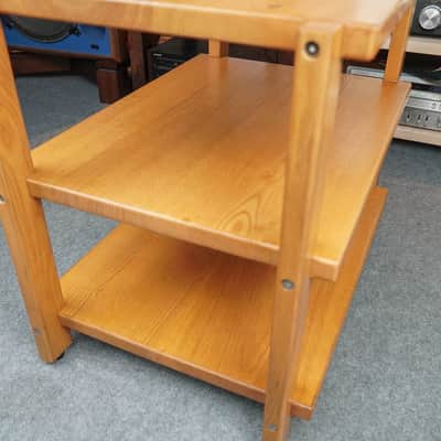 Honey Oak Audio Rack – Solid Wood 3-Tier Hi-Fi Rack – 5-Year Warranty image 5